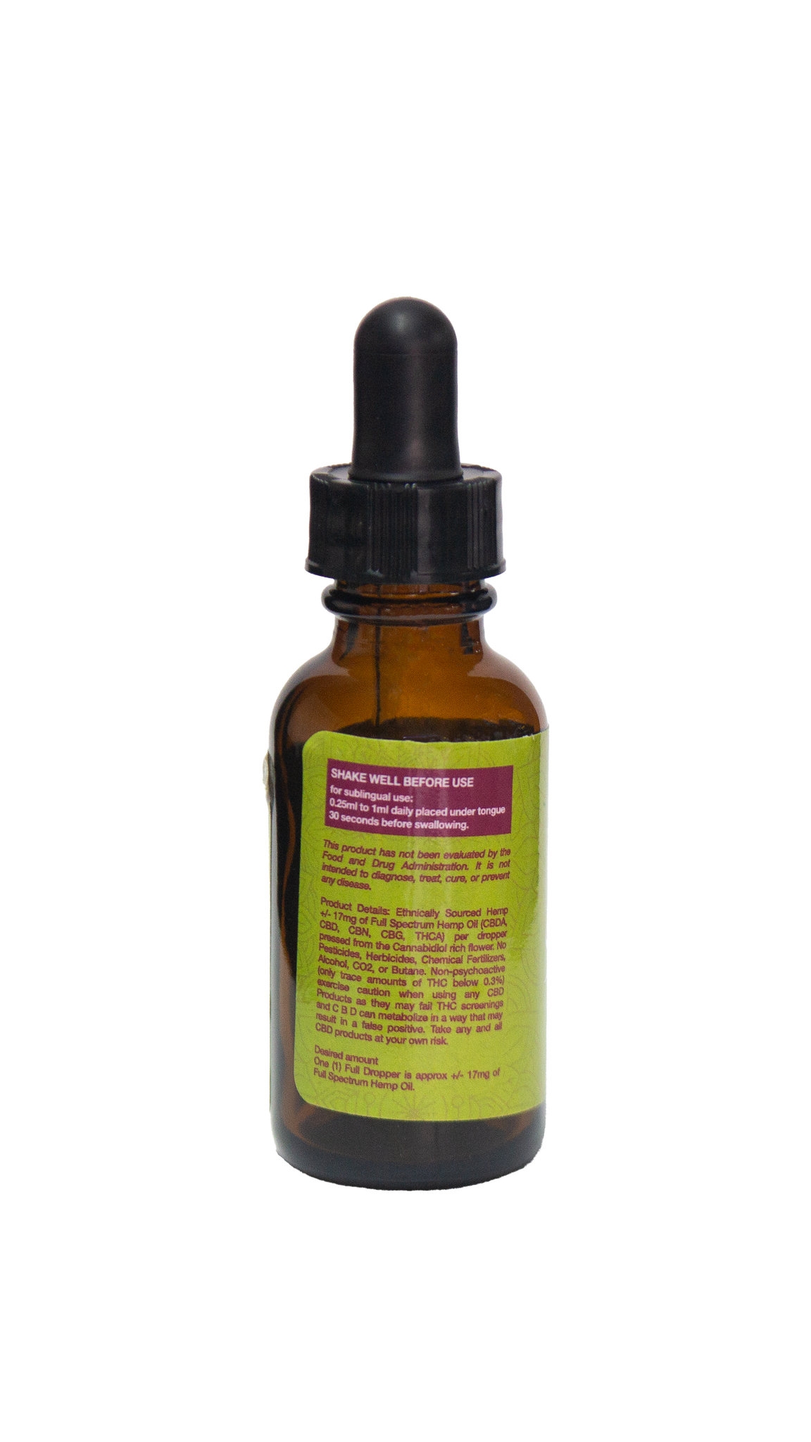 CBD/CBG Tincture (3000 mg)